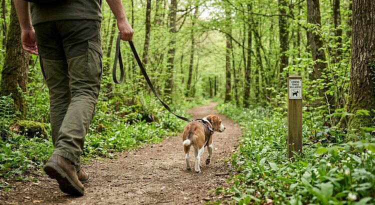 Promenades en forêt : vous êtes obligé de tenir votre chien en laisse jusqu’au 30 juin