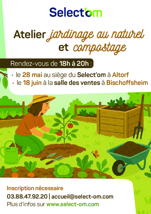 SELECT-OM : Animation compostage et jardinage au naturel