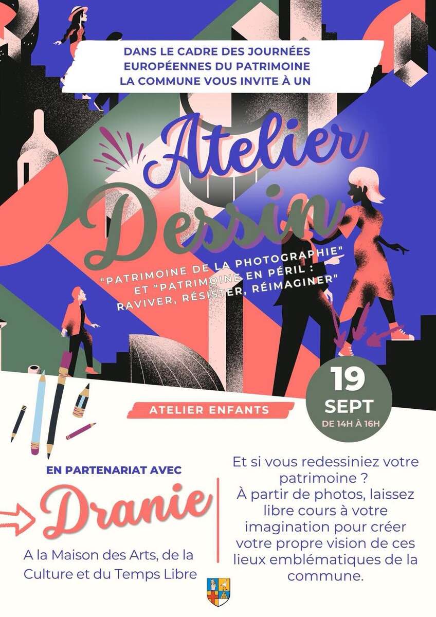 Atelier dessin enfants – Journées du Patrimoine