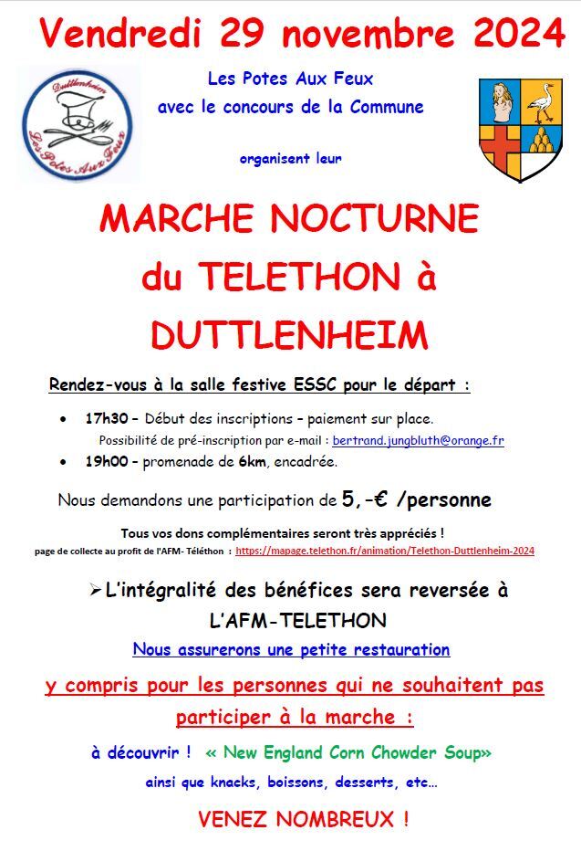 Marche nocturne - TELETHON