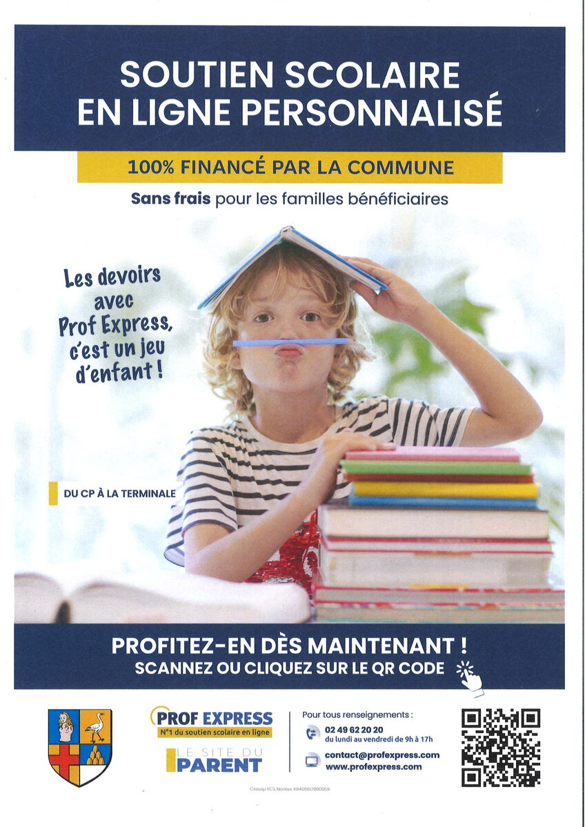 PROF EXPRESS + QU'UN SOUTIEN SCOLAIRE