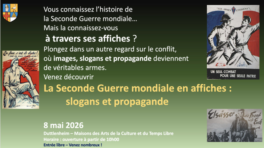 Exposition : la Seconde Guerre Mondiale en affiche