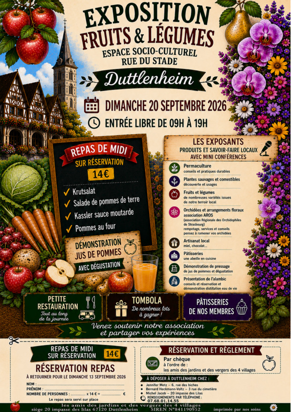 Exposition fruits et légumes